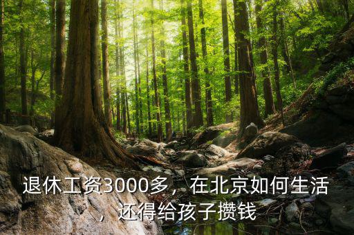 退休工資3000多，在北京如何生活，還得給孩子攢錢