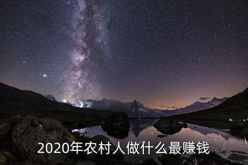 2020年農(nóng)村人做什么最賺錢