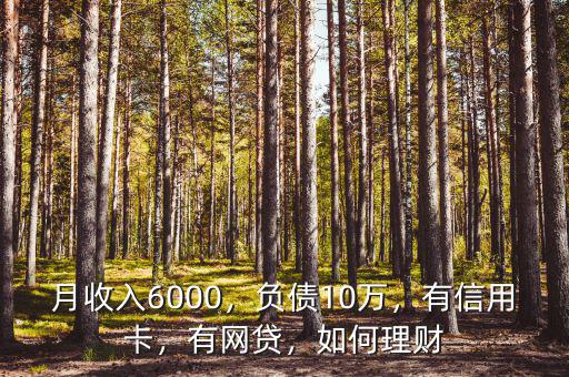 月收入6000，負債10萬，有信用卡，有網(wǎng)貸，如何理財