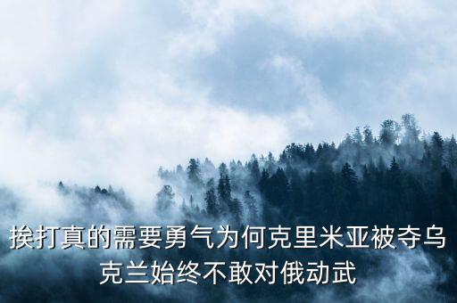 俄為什么對烏克蘭動(dòng)武,俄羅斯真的會對烏克蘭動(dòng)武嗎