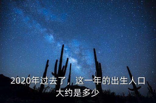 2020年過(guò)去了，這一年的出生人口大約是多少