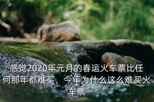 感覺2020年元月的春運(yùn)火車票比任何那年都難買，今年為什么這么難買火車票