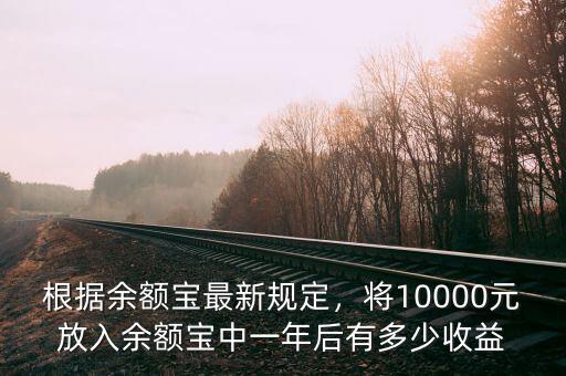 根據(jù)余額寶最新規(guī)定，將10000元放入余額寶中一年后有多少收益