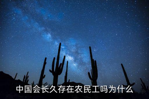 中國會長久存在農(nóng)民工嗎為什么