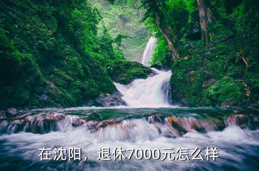 在沈陽，退休7000元怎么樣