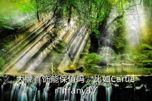 大牌首飾能保值嗎，比如CartierTiffanyBV