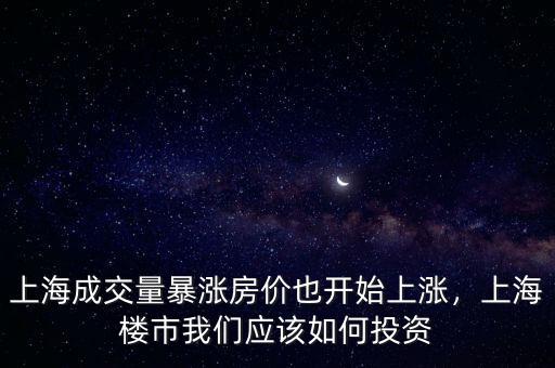 上海元葵資產怎么投資,上海樓市我們應該如何投資