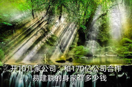 開10幾家公司，和170億公司合作，易建聯(lián)的身家有多少錢