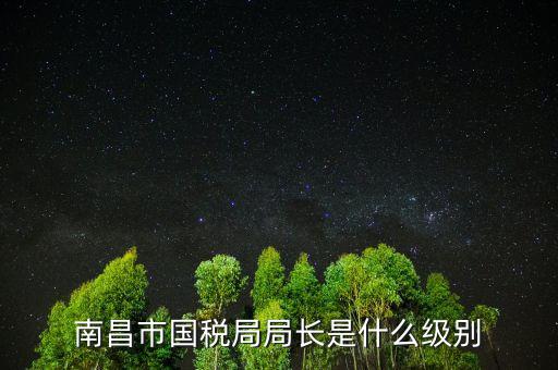 市國(guó)稅局長(zhǎng)什么級(jí)別，地級(jí)市的國(guó)稅局局長(zhǎng)是什么干部