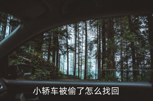 小轎車被偷了怎么找回