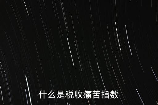 納稅指數(shù)是什么意思，什么是稅收痛苦指數(shù)