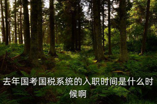 國稅什么時(shí)候入職，廣東省國稅錄取通知書什么時(shí)候來什么時(shí)候上班