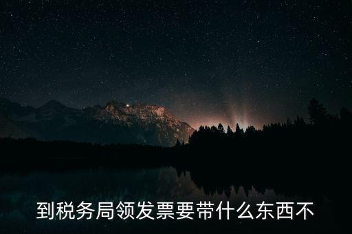 自助領發(fā)票需要什么資料，去稅務局領發(fā)票需要帶什么資料去