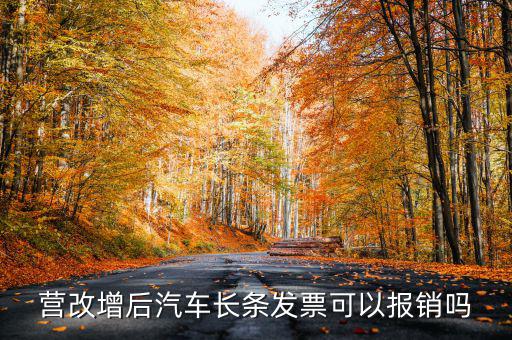 營改增后汽車長條發(fā)票可以報(bào)銷嗎