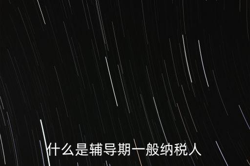 什么事輔導(dǎo)期，一般納稅人輔導(dǎo)期無論是工業(yè)還是商業(yè)等都是6個(gè)月嗎