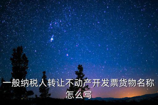 銷售不動產(chǎn)開票名稱寫什么，銷售不動產(chǎn)增值稅普通發(fā)票怎樣填寫