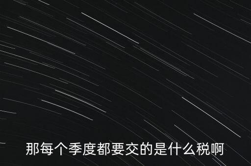 季度報什么稅，一般納稅人商業(yè)企業(yè)查賬征收月度季度分別要申報哪些稅種