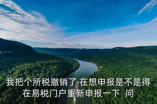 易稅門戶如何修正申報，易稅門戶個人所得稅表修正后申報會有重復(fù)