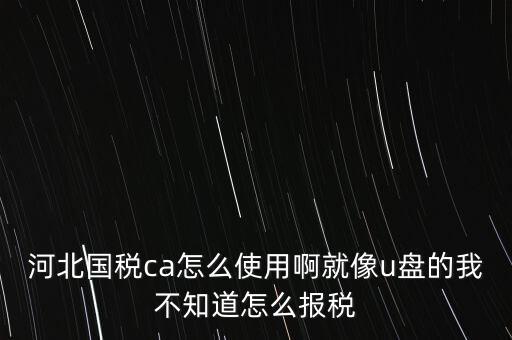 用河北云辦稅廳如何報稅，我是新手如何使用河北地稅網(wǎng)網(wǎng)上報稅知道的老師請告知謝了