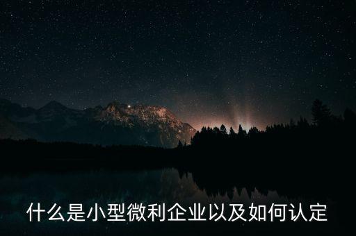 如何申請(qǐng)小微企業(yè)認(rèn)證，怎么申請(qǐng)辦理小微企業(yè)