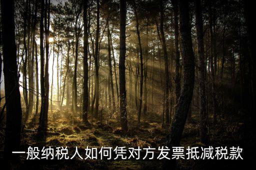 成本票如何抵減增值稅，一般納稅人如何憑對方發(fā)票抵減稅款