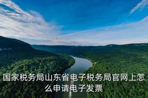 如何在國稅網(wǎng)上申領發(fā)票嗎，國家稅務局山東省電子稅務局官網(wǎng)上怎么申請電子發(fā)票