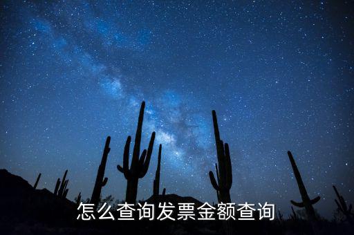 如何查詢發(fā)票額度嗎，怎么查詢發(fā)票金額查詢