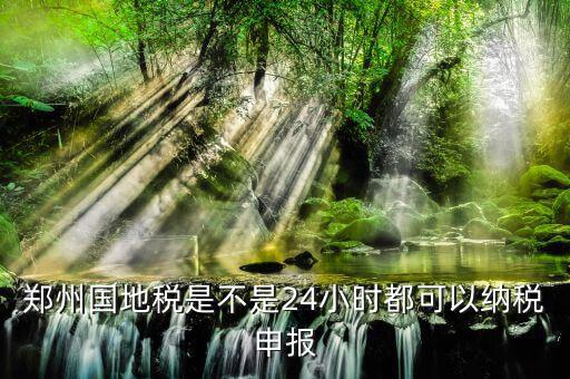 鄭州如何進(jìn)行地稅網(wǎng)上申報(bào)，鄭州國地稅是不是24小時(shí)都可以納稅申報(bào)