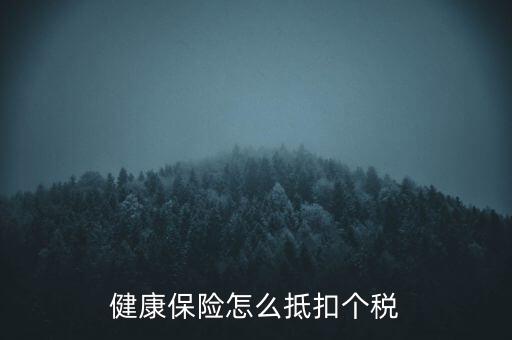 健康保險(xiǎn)怎么抵扣個(gè)稅