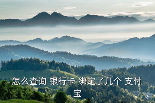 怎么查詢 銀行卡 綁定了幾個(gè) 支付寶