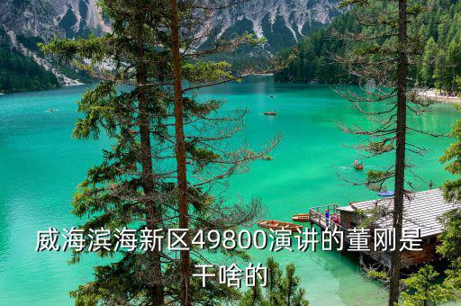 威海濱海新區(qū)49800演講的董剛是干啥的