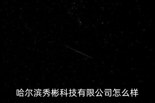 哈爾濱秀彬科技有限公司怎么樣