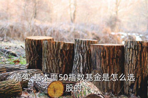 嘉實基本面50怎么樣,基本面50指數被動跟蹤股票型基金