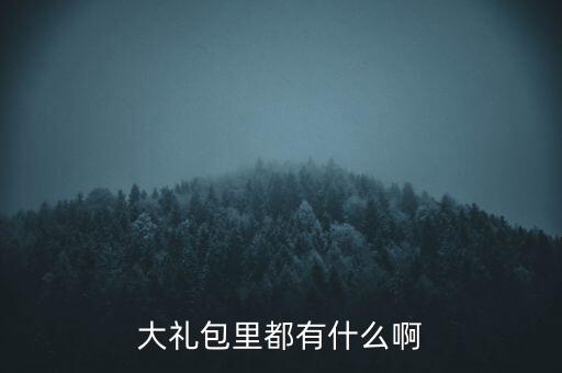 雙匯大禮包中有什么，大禮包里都有什么啊