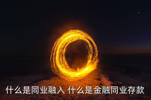 同業(yè)金融是什么意思，什么是同業(yè)融入 什么是金融同業(yè)存款