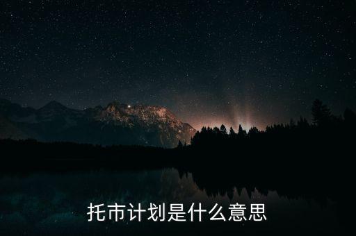 托市糧什么意思，托市計劃是什么意思