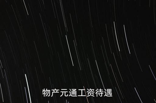 物產(chǎn)元通工資待遇