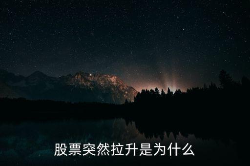 股票突然拉升是為什么