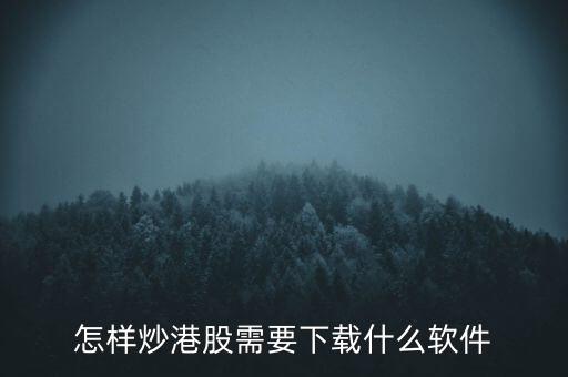 港股資金進出用什么軟件，現(xiàn)在內(nèi)地的炒股滬港通用什么軟件