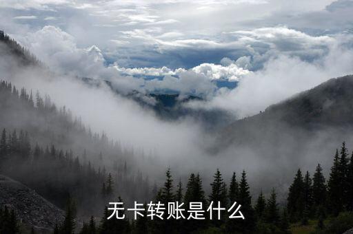 什么是無(wú)卡轉(zhuǎn)賬，什么叫無(wú)卡轉(zhuǎn)賬