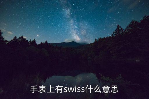 手表上有swiss什么意思