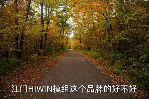 江門HIWIN模組這個(gè)品牌的好不好