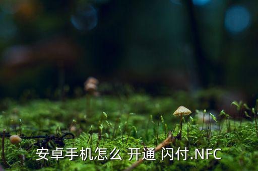 安卓手機(jī)怎么 開(kāi)通 閃付.NFC