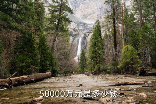  50000萬(wàn)元是多少錢