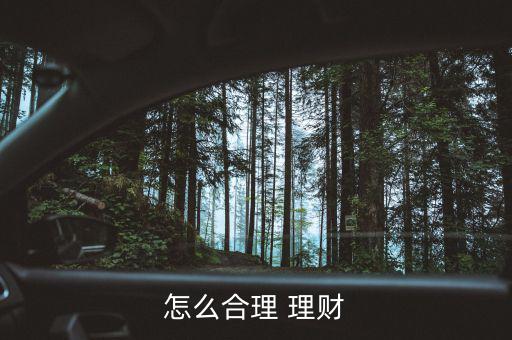 怎么合理 理財(cái)