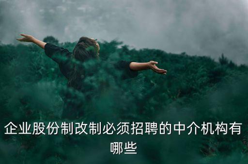 什么樣的重組需要中介選聘，企業(yè)股份制改制必須招聘的中介機構有哪些