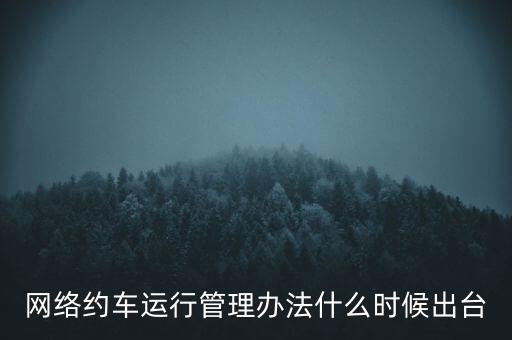 出租車改革什么時(shí)候公布，國(guó)家對(duì)出租車有什么政策改革方案