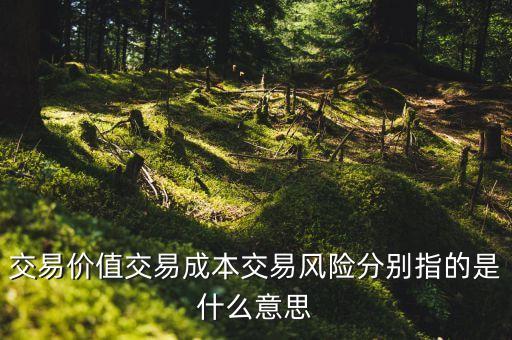 交易成本是什么，什么是交易費用