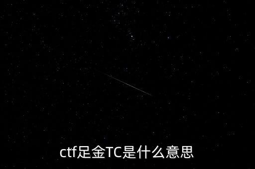 ctf足金TC是什么意思