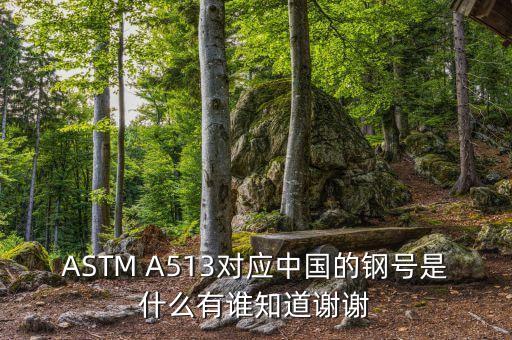 ASTM A513對應(yīng)中國的鋼號是什么有誰知道謝謝